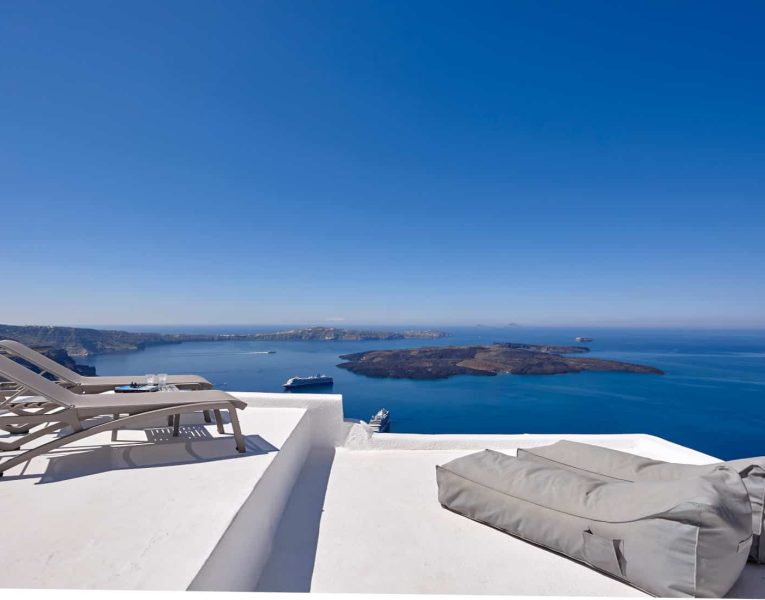 Villa Dulcinea in Santorini Greece, Sea view, by Olive Villa Rentals