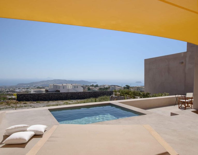Villa-Nefeli-Santorini-by-Olive-Villa-Rentals-pool-view