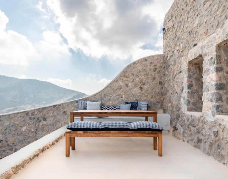Villa Penelope in Santorini Greece, outdoor, by Olive Villa Rentals
