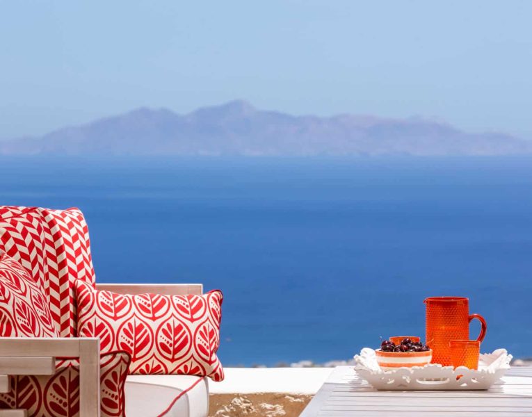 Villa Penelope in Santorini Greece, outdoor, by Olive Villa Rentals