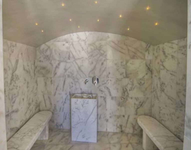 Villa Rosalin in Santorini, hammam, by Olive Villa Rentals