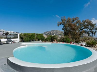Villa Rosalin in Santorini, Pool, by Olive Villa Rentals