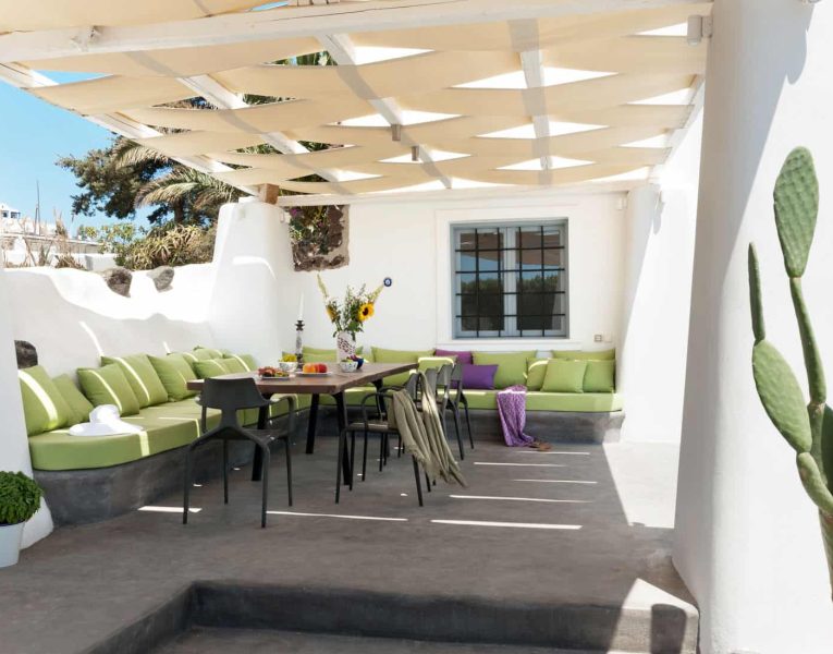 Villa Rosalin in Santorini, outdoor, by Olive Villa Rentals