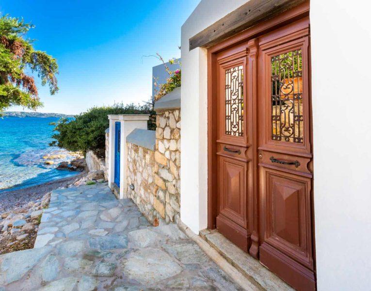 Villa-Mare-Vista-Olive-Villa-Rentals-Spetses-door