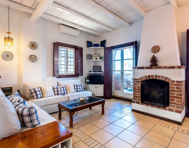 Villa-Mare Vista-Spetses-by-Olive-Villa-Rentals-living-room