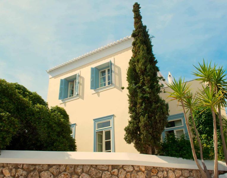 Olive-Villa-Rentals-Spetses-Villa Felicia - building outdoor