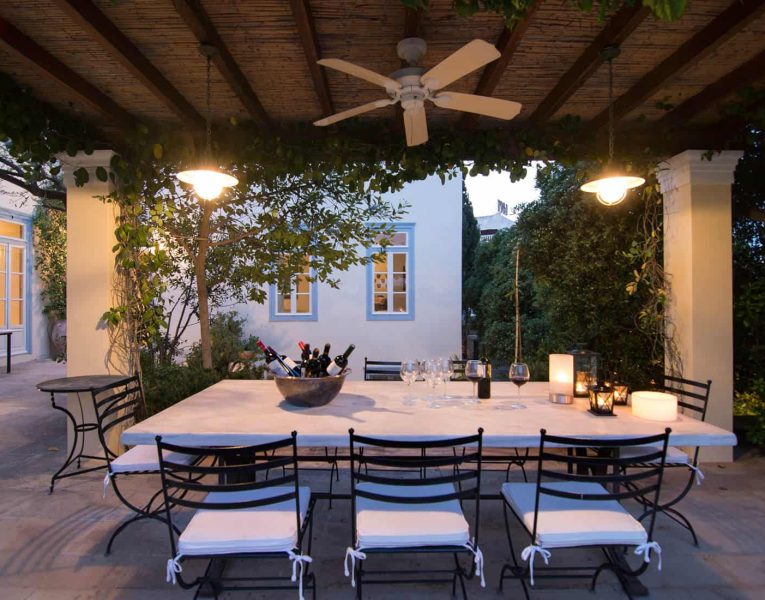 Olive-Villa-Rentals-Spetses-Villa Felicia - dining area
