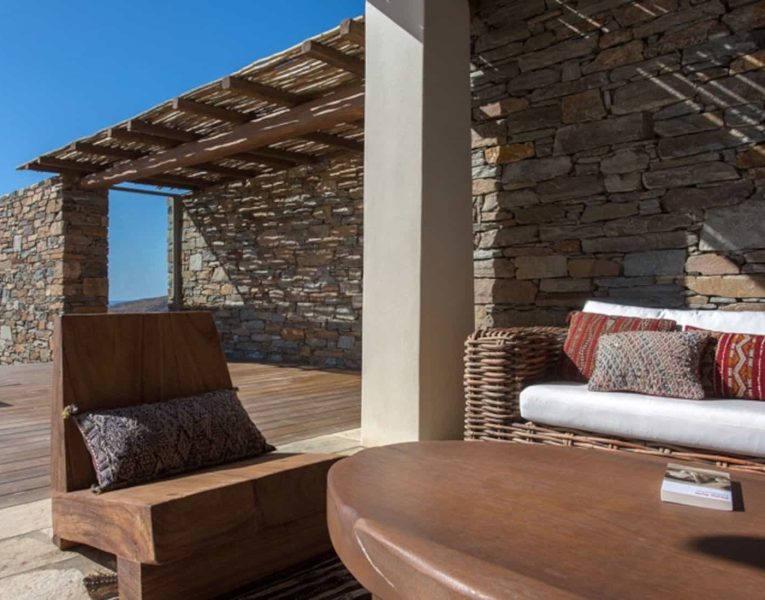 Villa Luna in Tinos, outdoors, by Olive Villa Rentals