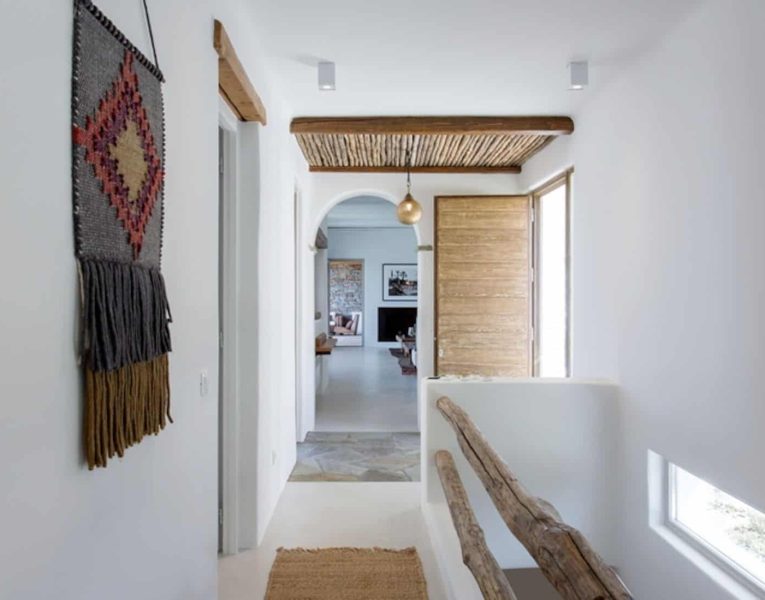 Villa Luna in Tinos, indoors, by Olive Villa Rentals