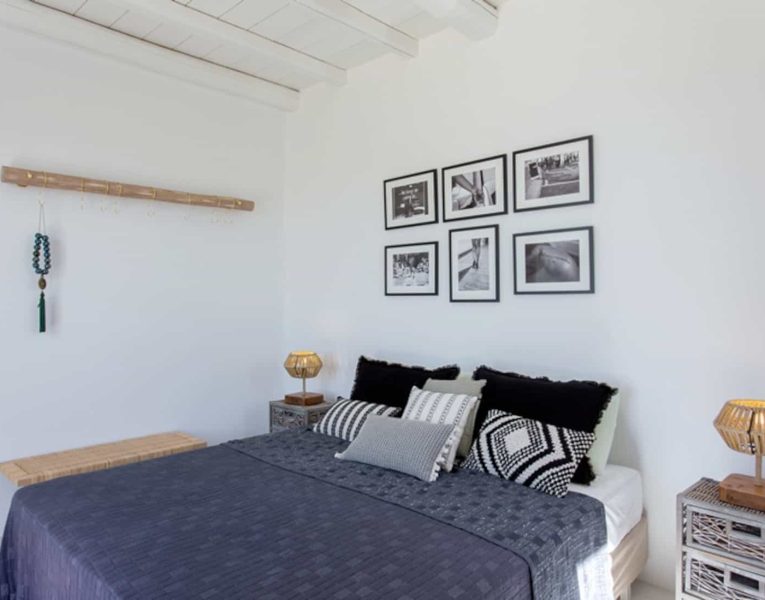 Villa Luna in Tinos, bedroom, by Olive Villa Rentals