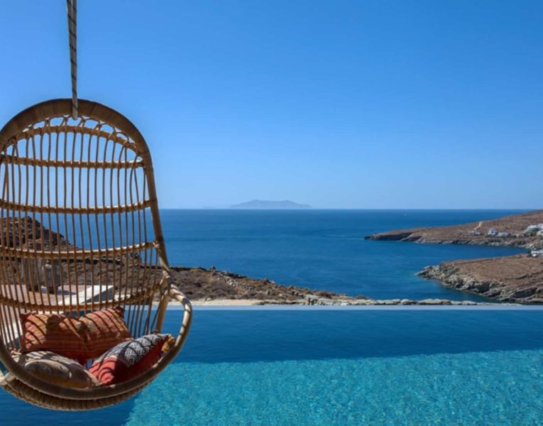 Villa Luna in Tinos, sea view, by Olive Villa Rentals