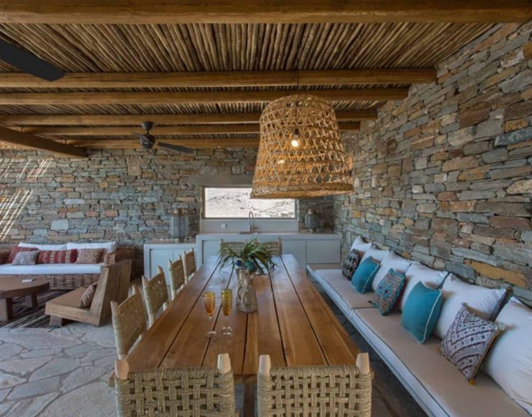 Villa Luna in Tinos, outdoors, by Olive Villa Rentals