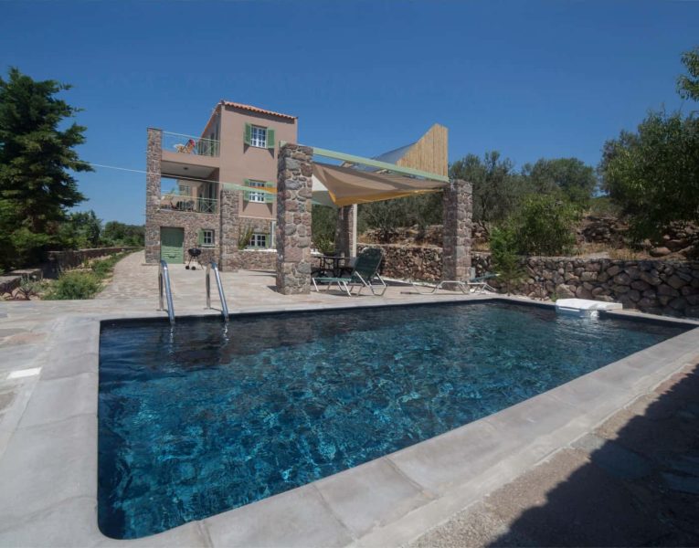 Villa Cerise in Aaegina, pool, by Olive Villa Rentals