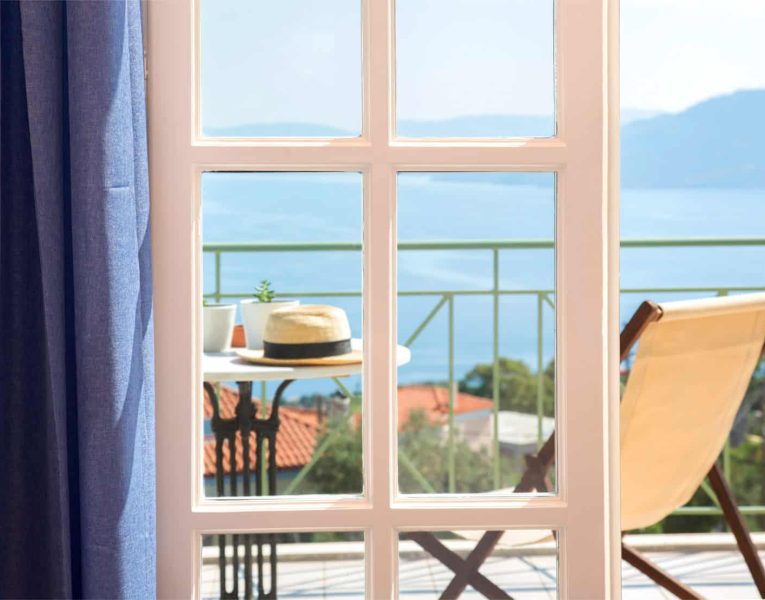 Villa Cerise in Aaegina, blcony, by Olive Villa Rentals