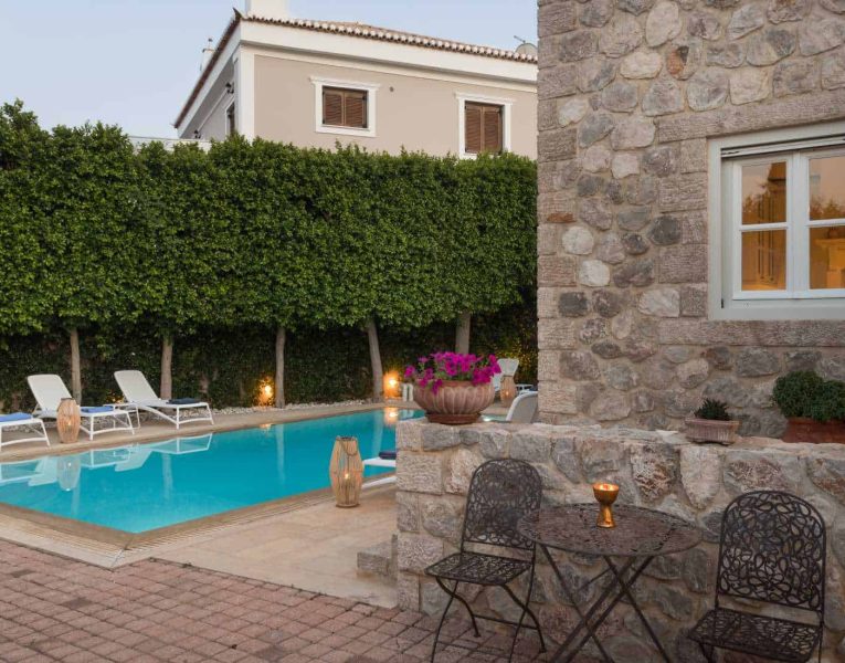 Villa- Arte-Spetses-by-Olive-Villa-Rentals-exterior-area-evening
