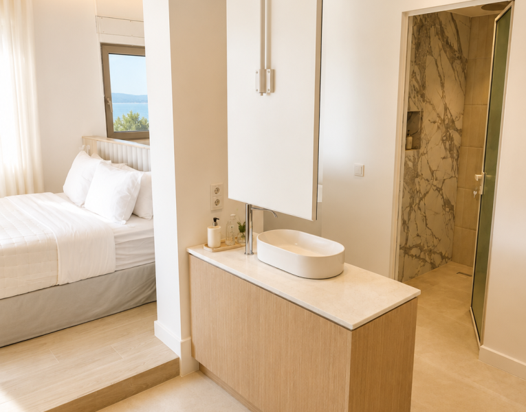 Villa 1 master view