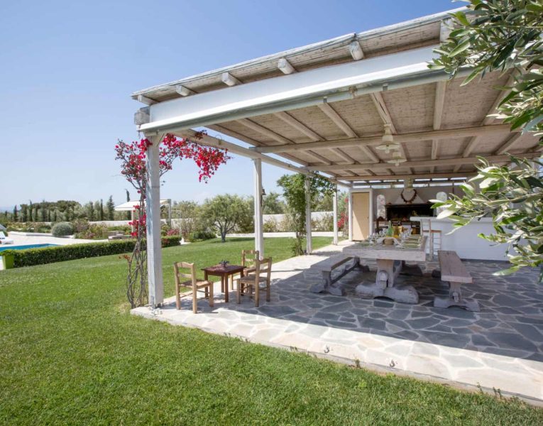 Villa-Celeste-Athens-by-Olive-Villa-Rentals-exterior-dining-table