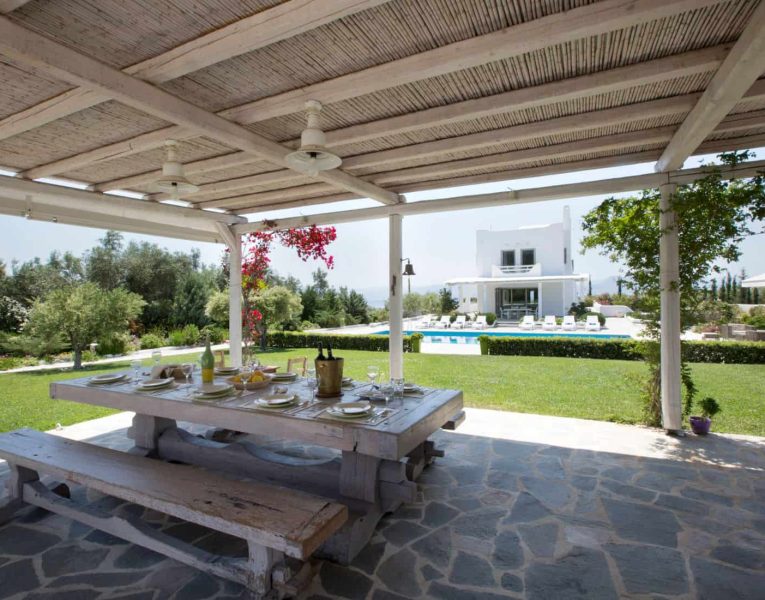 Villa-Celeste-Athens-by-Olive-Villa-Rentals-exterior-dining-table