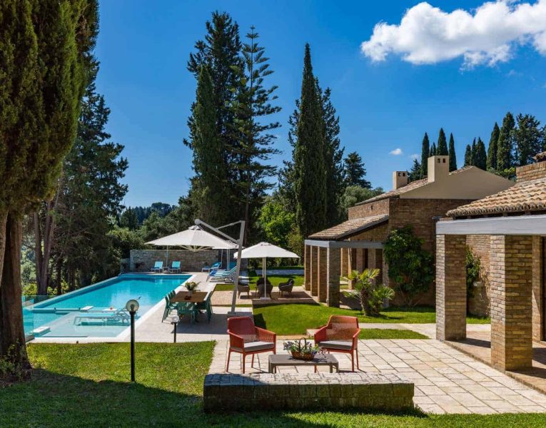 Villa-Cleo-Corfu-by-Olive-Villa-Rentals-exterior-pool-area