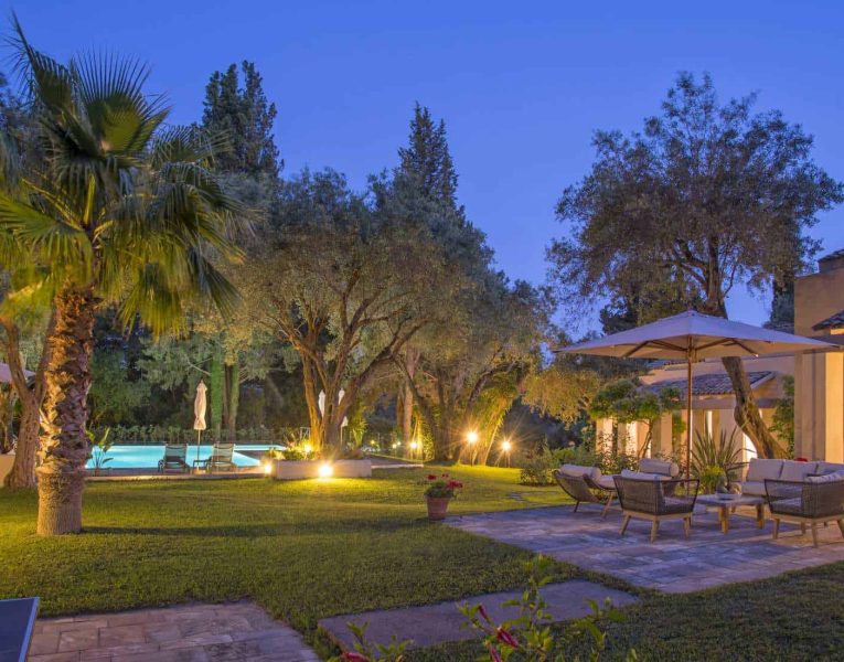 Villa-Thaleia-Corfu-by-Olive-Villa-Rentals-exterior-area-night