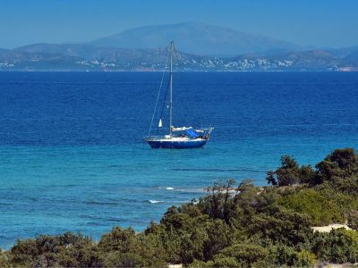 Villa Azzuro in Aegina Greece, sea view, by Olive Villa Rentals