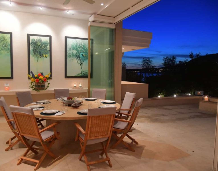 Villa- Lenora -Athens-by-Olive-Villa-Rentals-dining-area