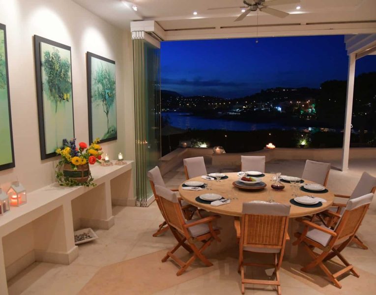 Villa- Lenora -Athens-by-Olive-Villa-Rentals-dining-area