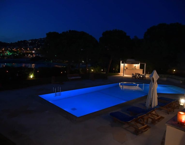 Villa- Lenora -Athens-by-Olive-Villa-Rentals-exterior-views-night