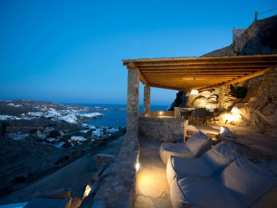 Villa-Delphin-Corfu-by-Olive-Villa-Rentals-night-lights-exterior