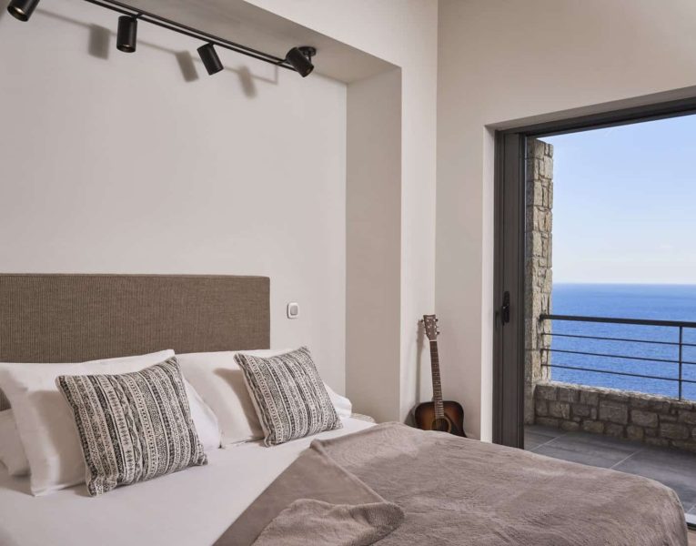 Villa- Clytia -Nauplion-by-Olive-Villa-Rentals-upper-floor-bedroom