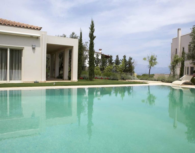 Villa- Marbella -Evia-by-Olive-Villa-Rentals-exterior-pool-area