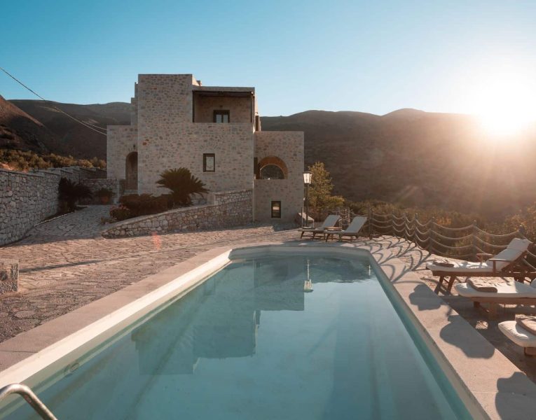 Villa- Roque -Mani-Peninsula-by-Olive-Villa-Rentals-pool-area-sunset