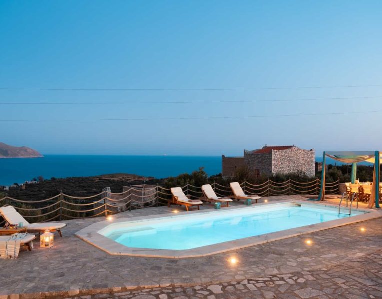 Villa- Roque -Mani-Peninsula-by-Olive-Villa-Rentals-exterior-night-views