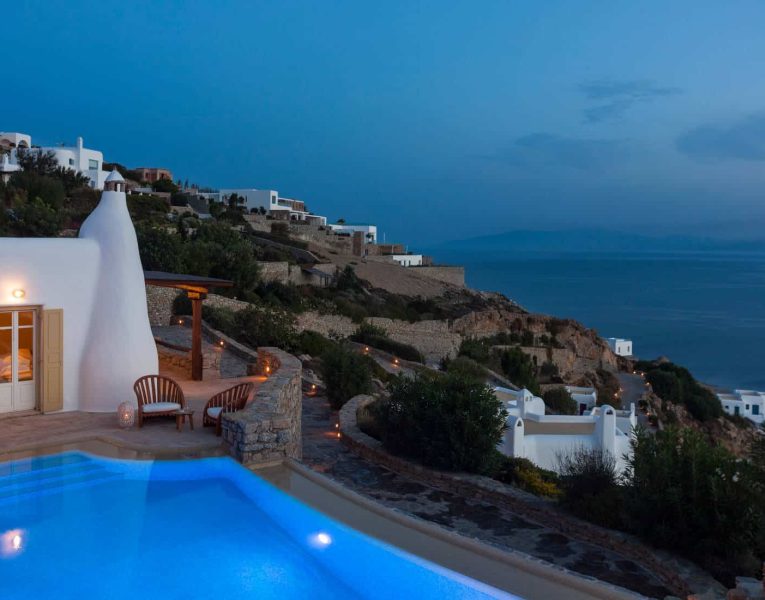 Villa-Fevronia-Mykonos-by-Olive-Villa-Rentals-night