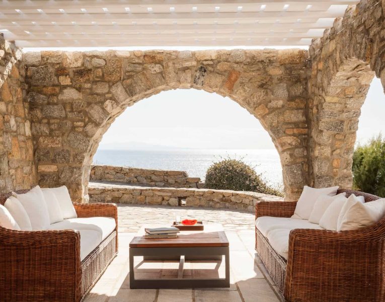 Villa- Octavia -Mykonos-by-Olive-Villa-Rentals-exterior-lounge-area