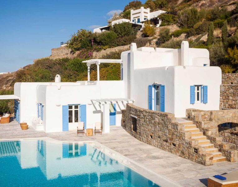 Villa- Octavia -Mykonos-by-Olive-Villa-Rentals-pool-area
