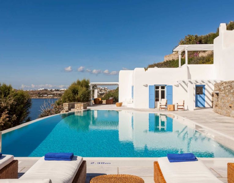 Villa- Octavia -Mykonos-by-Olive-Villa-Rentals-pool-area