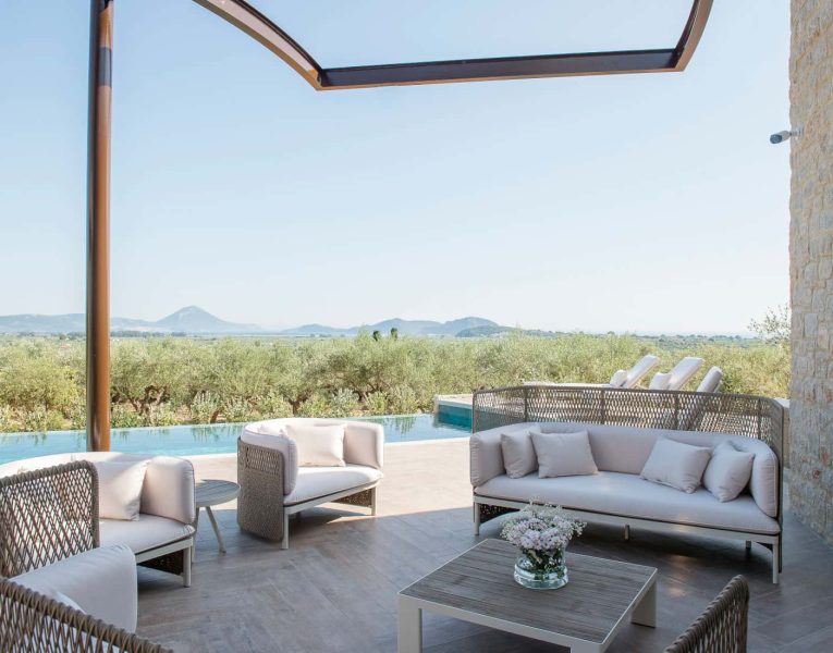Villa-Rosemary-Pylos-by-Olive-Villa-Rentals-exterior-lounge-area