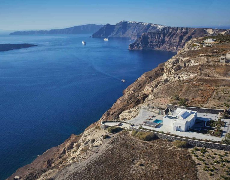 Villa-Abovo-Santorini-by-Olive-Villa-Rentals-drone-panorama