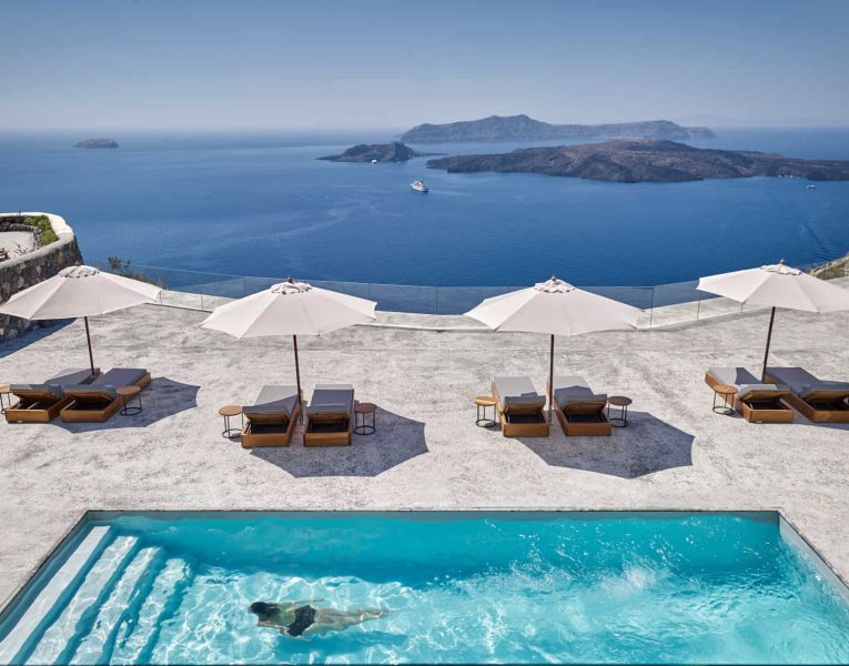 Villa-Abovo-Santorini-by-Olive-Villa-Rentals-pool-area