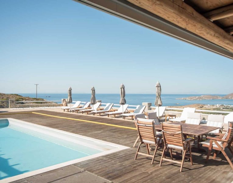 Villa- Coco Complex -Paros-by-Olive-Villa-Rentals-pool-area