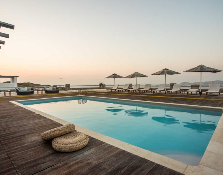 Villa- Coco Complex -Paros-by-Olive-Villa-Rentals-pool area