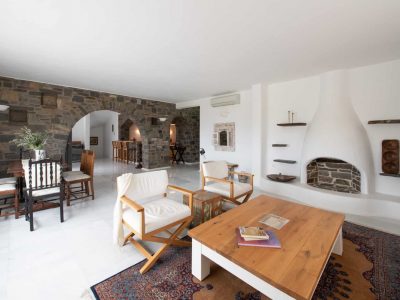 Villa- Coco White -Paros-by-Olive-Villa-Rentals-living-room
