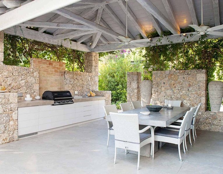 Villa- Cilegia-Porto Heli-by-Olive-Villa-Rentals-BBQ-area