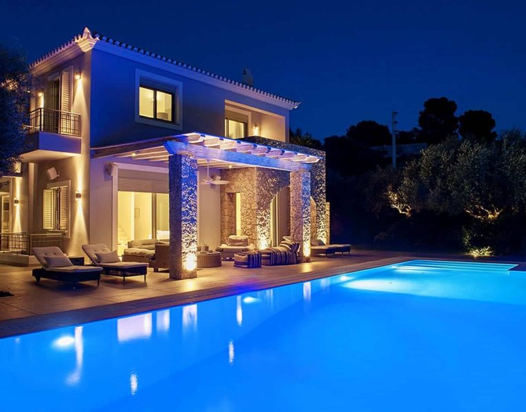 Villa- Cilegia-Porto Heli-by-Olive-Villa-Rentals-villa-night