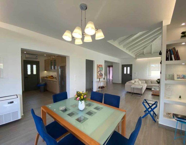 Villa- Dahlia-Porto Heli-by-Olive-Villa-Rentals-dining-area