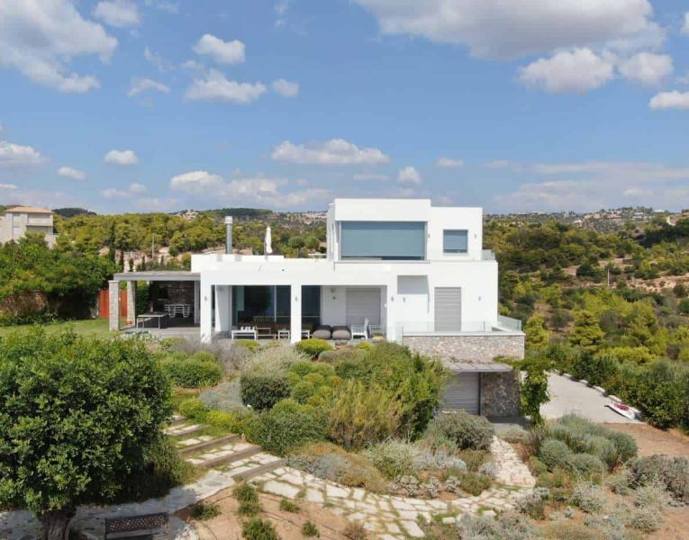 Villa- Hector & Artemis Complex -Porto Heli-by-Olive-Villa-Rentals-exterior-area