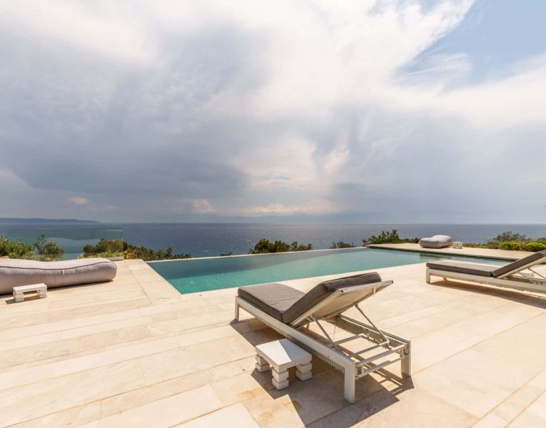 Villa- Hector & Artemis Complex -Porto Heli-by-Olive-Villa-Rentals-exterior-pool-area