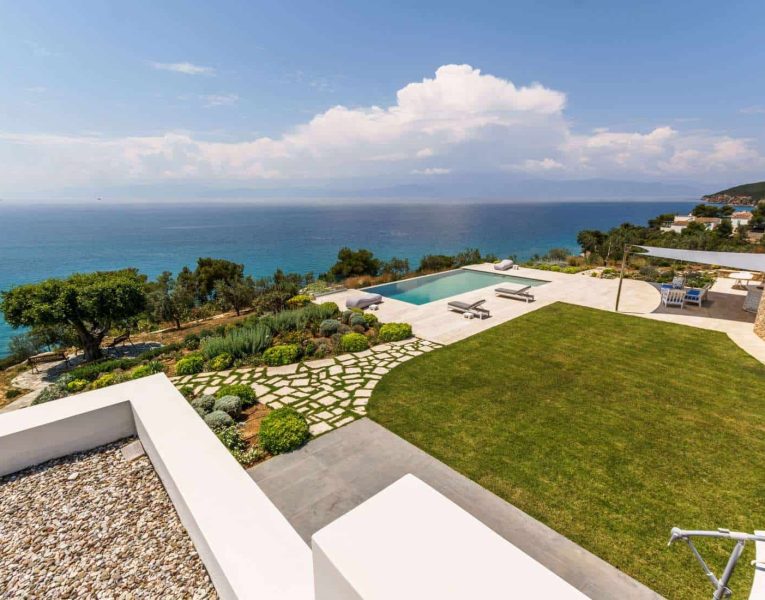 Villa- Hector & Artemis Complex -Porto Heli-by-Olive-Villa-Rentals-exterior-pool-area