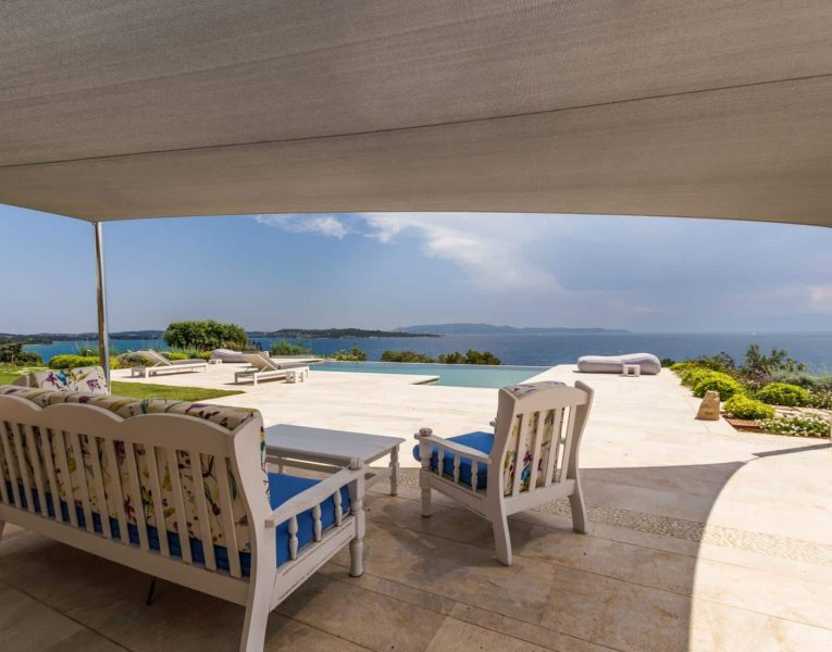 Villa- Hector & Artemis Complex -Porto Heli-by-Olive-Villa-Rentals-exterior-pool-area